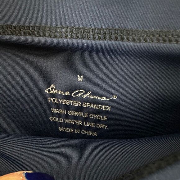 Dene Adams Conceal Carry Navy Leggings Mesh Sides Womens Medium - Picture 4 of 6